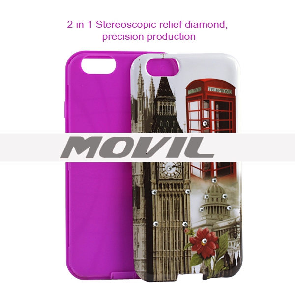 NP-2572 TPU   PC funda para Apple iPhone 6-7